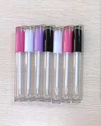 5 ml tomma läppglansrör Lip Glaze Brush Wand Makeup Container Lipstick Lip Balm påfyllningsbar DIY Lipgloss Tube1695475