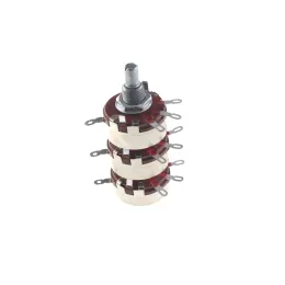 WTH118-3 2W 1A Triplet Triple Potentiometer WTH118-1A 2W 470R 1K 2,2K 2K2 3K3 10K 47K 100K 150K 220K 470K 500K 560K 1m 2,2m