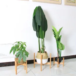 Ev bahçesi balkon ahşap saksı bonsai raf tutucu tesis standı rafı