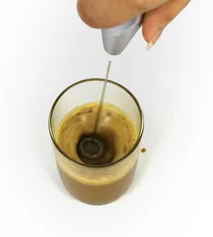 Kawa automatyczna elektryczna Frother Frother Foamer narzędzie napój mikser Mikser jajka rąk ręka trzymana kuchenna mieszanka kremowa mix 4501998