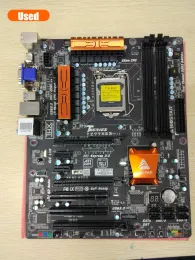 اللوحات الأم Biostar TZ77XE3 لوحة الأم المبالغ فيها 1155 32GB DDR3 I7 i5 i3