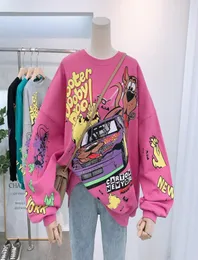 Sweater Women Spring Nd Utumn Sezione sottile Versione coreana di selvaggio Tide Ins harajuku bf Linguy Lingy Lazy Lazy Early Spring MSCHF T6633990