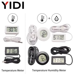 Mini LCD Termômetro Digital Tester Higliote Testador de Medido Incubadora Aquário Temperatura Monitor do Monitor de Monitor Detector de Sensor de Monitor