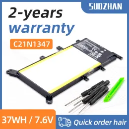 Batteries SUOZHAN New C21N1347 Laptop Battery For ASUS X554L X555 X555L X555LA X555LD X555LN X555MA 2ICP4/63/134