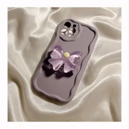 3D Bow Flower Holder Phone Case for Xiaomi Redmi Note 12 Pro Note11s 11pro note10 10a 9 9t 9c 12c a1 a2 soft jelly cover