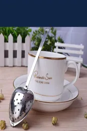 Quottea timequot heart tè da tè infuser sfere di tè in acciaio inossidabile filtri obliquo tubo di tè da tè infusore più ripido Nuovo 1128887