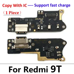 Novo conector de cabo de porta de carregamento USB para Xiaomi Redmi 9 9c 9a 9t 10c 12c 10a 10 12 12c 13c Prime 4g 5g Microfone