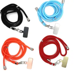 150 cm de langue universal ajustável Strap celular corda pendurada com metal com cartão fixo colares anti-perdidos