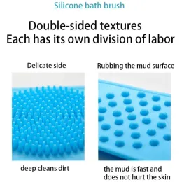 Escovas de silicone de esponja corpora