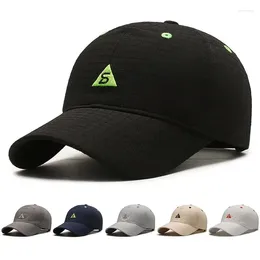 Caps de bola Spring Spring Plaid Men e Women's Hats Baseball Moda Casual Casual Esportes Versáteis Protetor solar