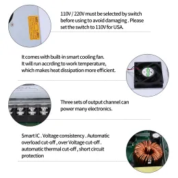 NVVV LRS-350W 12V 29A Ultra-tintura di alimentazione di commutazione regolabile con ventola di raffreddamento AC a DC 12V 24V Uscita singola LRS-350-24