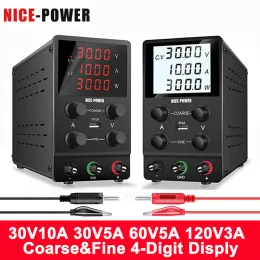 Güzel Power DC Laboratuvar Telefon için Güç Kaynağı SPS3010 Ayarlanabilir 60V 5A Voltaj Regülatörü AC 220V 110V Tezgah Kaynak USB