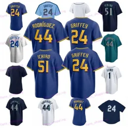 2023シティ44ジュリオ・ロドリゲスジャージー23タイフランス28 Eugenio Suarez 29 Cal Raleigh 10 Jarred Kelenic 3 J.P. Crawford 76 Jose Caballero 51 Ichiro Baseball Jerseys