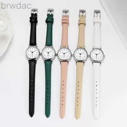 Damen Uhren Luxus Frauen Brand Quarzlegierung Watch Ladies Mode Small Dial Casual Uhre Leder Armbanduhr für Frauen Zegarek Damski 240409