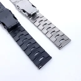 22mm Riemen für Samsung Galaxy Watch3 45 mm/Galaxy Watch 46mm/Ausrüstung S3 Klassische Smartwatch -Uhr -Band Titanium Metall Handgelenk Armband