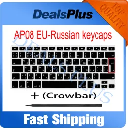 Caps Nuovo laptop AP08 Russia Russia RU KeyCaps Keys KeyCap + Crowbar per MacBook A1369 A1466 A1425 A1398 A1502 20112017