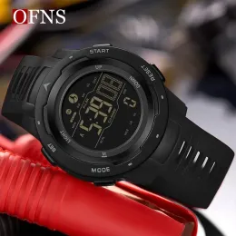 OFNS Top Brand Men Watches Sports Pedômetro Calorias 50m LED de LED de LED digital Relógio militar Relogio Relogio Masculino