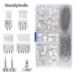 560pcs xh2.54 2p 3p 4p 5 Pin 2,54 mm Stellanschluss -Kit / Gehäuse / Pin -Header -Anschlussverbinder Drahtanschlüsse Adapter XH Kits