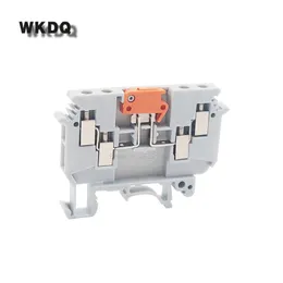 5pcs UDK 4-MTK Din Terminal Block Block Block Vite Scollegamento a 2 livelli a 4 connessione Connettore elettrico a striscia terminale UDK4 MTK