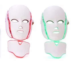 LED LED Facial Mask 7 Color Light Pon Conden Pores Skin Rejuvenation anti Acne Wrinkle Removal Therapy Salon9283195