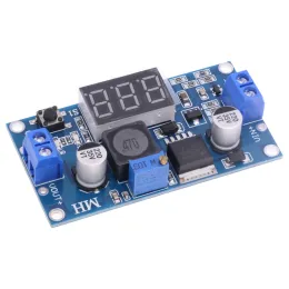 LM2596 Buck DC Step Down Converter Spannungsregler LED-Anzeige VOLTMETER Einstellbarer Stromversorgungsversorgung XL6009 Boost-Stufe Modul