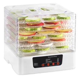 Dehydrators 8 Trays Food Dehydrator Dryer For Vegetables Dried Fruit Drying Machine Kitchen Equipment