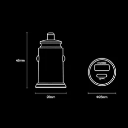 Metal Mini Kompakt PD30W Hızlı Araç Şarj Cihazı Adaptörü çeşitli farklı modellerde kullanılır