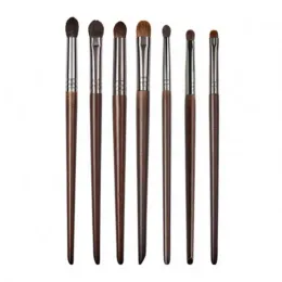 Ponto Shader escova de olho de cavalo Horavo cônico Smudge Brease Breasthadow Brushes de maquiagem Brochas de Maquillaje