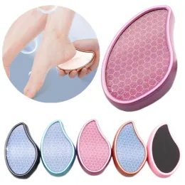 Nano Glass Foot File Rasp Foot Scrubber Callus Dead Skin Remover Foot Riding Stone Stone Uomo per la cura dei piedi.