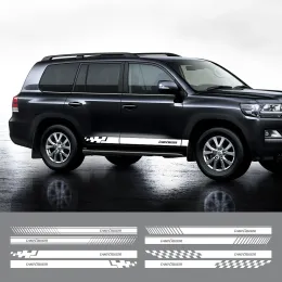 For Toyota Land Cruiser 70 79 V8 J40 J200 GX VX ZX J300 Car Side Stickers Stripes Styling Vinyl Decals Auto Tuning Accessories