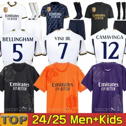 2023 2024 Real Madrid Soccer Jerseys Bellingham Vini Jr Y-3 Player Player نسخة Camavinga tchouameni Valverde Asensio Modric 23 24 Football Shirt Men Kids Kits