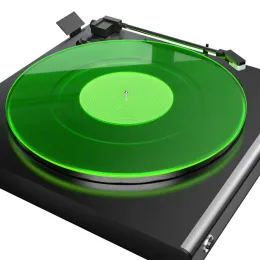 Tappetino per record di tappetino a tappeto toptable Slipmat: tappetini di slittamento in vinile del player acrilico per giradischi antistatici, durevoli