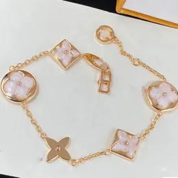 Bracelet designer bracelet luxury bracelets five flowers small perfume style temperament versatile bracelet never out of fashion super good-looking