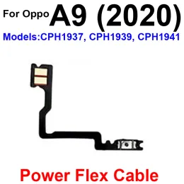 Lautstärkerei -Flex -Kabel für OPPO A5 A9 A31 A33 A91 A92 A93 2020 4G AUS AUS OFF -Knöpfe Voulme Seitenschlüsselschalter Flex -Kabel