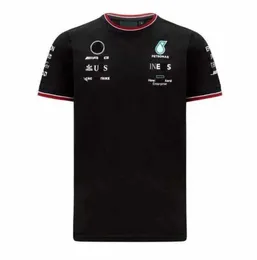 Petronas T Shirts Mercedes AMG EAM Men's Lewis Hamilton EE Benz One Polo Pit Grand Prix Motorcykel snabba torra ridkläder BMMC5692632