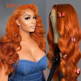 Orange Ginger Body Wave Human Hair 1/3/4 Bunds Deal 100g/PCS 100% 12a Raw Human Hair Weave Brazilian Remy Human Hair Extension