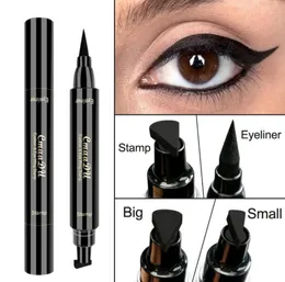 NEU CMAADU Brand Eyes Liner Flüssigkeit Make -up Bleistift wasserdichte schwarze doppelte Make -up -Stempel Eyeliner Bleistift Eckhilfen 9028685