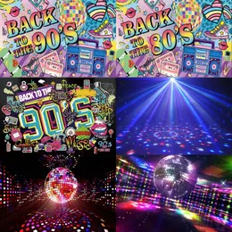 Party Decoration 80's 90's Disco Background Hip Hop Music Carnival Prom Prom Po Progare Studio