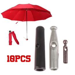 10pcs Folding Umbrella Bones Cover Metal Parts Components Metal Umbrella Tail Beads New And High Quality