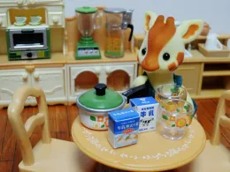 Tarlin Capsule Toys Retro Kitchen Goods 4 Миниатюры кукол.