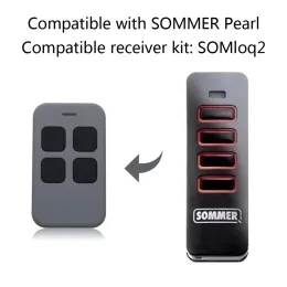 Novo Sommer Pearl Somloq Slider Remote Control 868MHz Código Rolling Porta de garagem Controle remoto Sommer 868 MHz