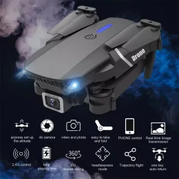Drones Drone 4k HD WideAngle Dual Camera 1080P WIFI Visual Positioning Height Keep Rc Drone Follow Me Quadcopter Drones Toys