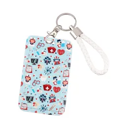 JF1424 Doctor Nurse Card Holder Grey's Anatomy Medical Credit Card Holders Bank ID Holders Badge Child Bus Card Cover Case