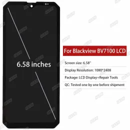 100% проверенный оригинал для BlackView BV7100 ЖК -дисплей BlackView BV7100 сенсорный экран BV 7100 Дигитизатор сборочный телефон замена телефона