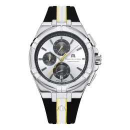 2024 Hot Top Marke Maurice Lacroix Man Uhren Gummi -Gurt -Quarz Luxus Uhr für Männer Multifunktional Chronograph Reloj Hombre