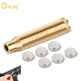 CVLIFE RED BORE DOT LASER BRASS BORESTIGH CAL CARTRIDGE BORE STAILL SCOPE HUNTING調整223 5.56mm