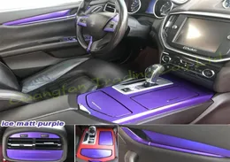 Innenarmer Zentralsteuerungstürgriff 3D 5d Carbonfaseraufkleber Aufkleber Aufkleber Autoabdeckung Teile Produkte Zubehör für Maserati GH1486939