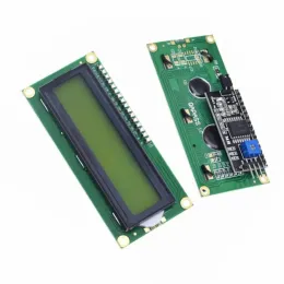 LCD1602+I2C 1602 16X2 1602A Blue/Green Screen HD44780 Módulo Adaptador de interface serial/W IIC/I2C para Arduino
