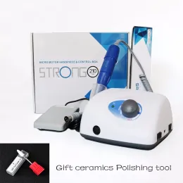 Borrar autent 65W 40000 rpm Electric Nail Borr Machine Strong 210 105L 2.35mm Model Manicure Pedicure Nail File Bit Nail Art Equipment