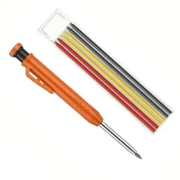 Snickare blyertspenna träbearbetning mekanisk blyerts påfyllningsmarkeringsverktyg för snickare scriber djuphål markör penna handverktyg